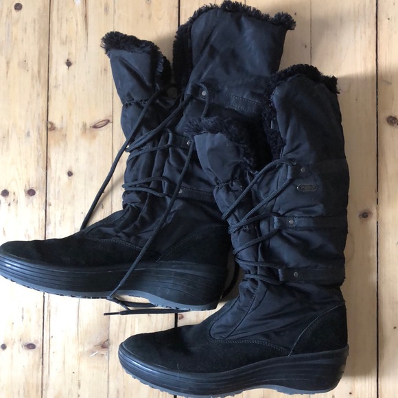 Black ,calf height Pajar winter boots - Picture 1 of 5